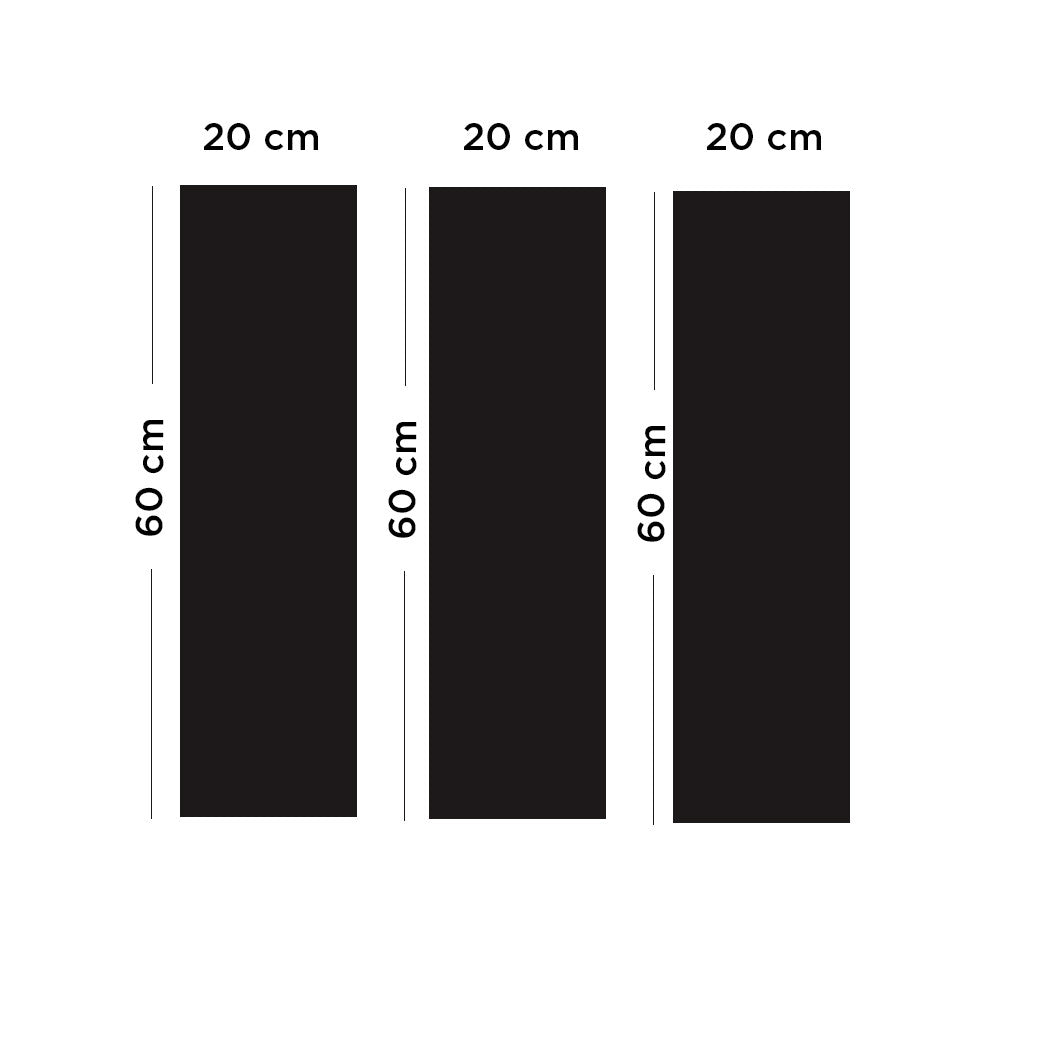 Pizarra magnética tríptico