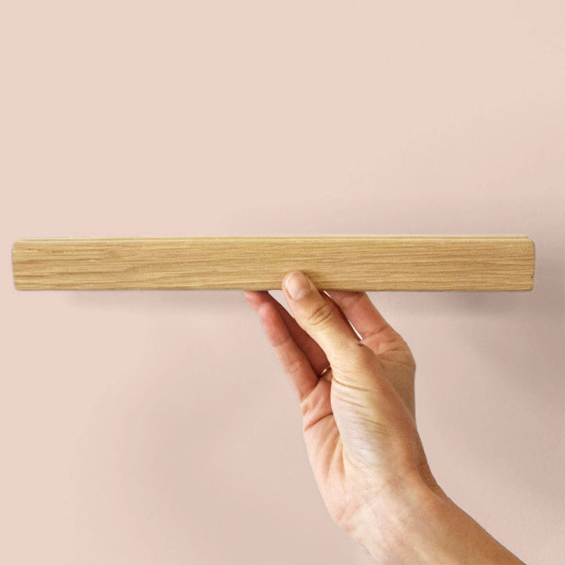 Estante de pared de madera / Estante de pared magnético de madera